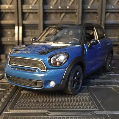 1:24 Mini Cooper S Countryman Simulation Statique Alliage Modèle de Voiture Ornements en Métal Cadeaux pour Adultes Jouets pour Enfants