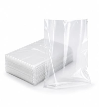 Inpakr Plastic Zakken PE Transparant - 10 x 20 cm - 50 micron - 1000 stuks