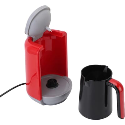 Turkse Koffiezetapparaat 5 Kopjes 3 Verwarmingsstanden LCD Scherm Klapdeksel Turkse Koffiemachine met Temperatuurregeling voor red