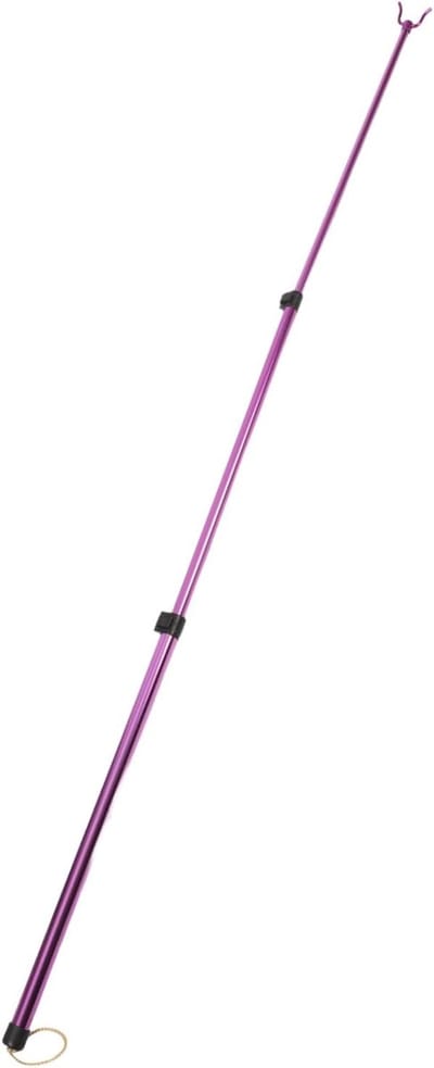 Telescopische Kledingstok - Verstelbare Waslijn - Kleding Ophangen - Stevig Legering Materiaal - 50cm Lengte - Paars