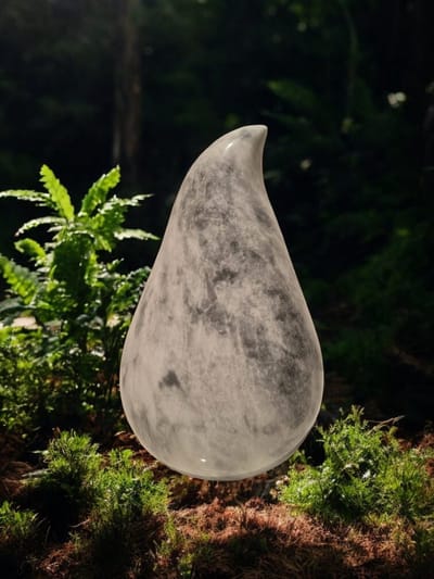 Exclusieve Marmeren Urn - Teardrop - Druppel