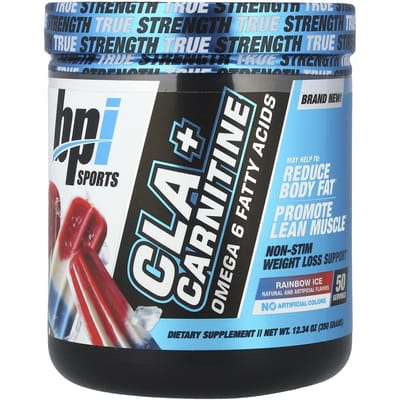 BPI Sports, CLA + Carnitine, Rainbow Ice, 12.34 oz (350 g)