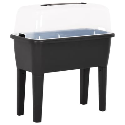 vidaXL - Plantenbak - verhoogd - 77x38,7x82 - cm - PP