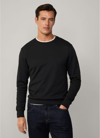 Hackett Hm581165 Sweatshirt Zwart S Man