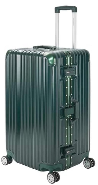 XL Hard Shell Koffers Set van 2 - Lichtgewicht Trolley Koffers in Groen - Duurzaam en Ruim