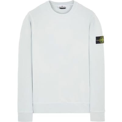 Stone Island Crewneck Sweatshirt Ice Men Tops Wit 761563051-V0003 M white