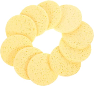 Herbruikbare Gezichtsponsjes Set van 10 voor Diepe Make-up Verwijdering en Porie Reiniging, Perfect voor Huidverzorging en Schoonheidsroutine
