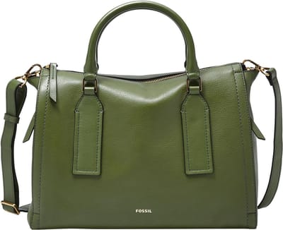 FOSSIL Schoudertas Handtas Parker Satchel Tarragon Olijfgroen