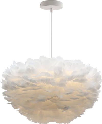 Olucia - SUZIE - Hanglamp - Wit - Vorm: Rond