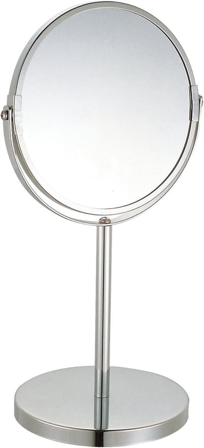 Staande Make-upspiegel met 3x Vergroting - 17 cm Diameter voor Preciese Verzorging