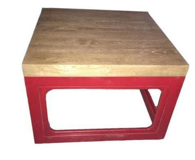 Fine Asianliving Japandi Salontafel Rood Massief Hout B65xD65xH45cm Chinese Meubels Oosterse Kast