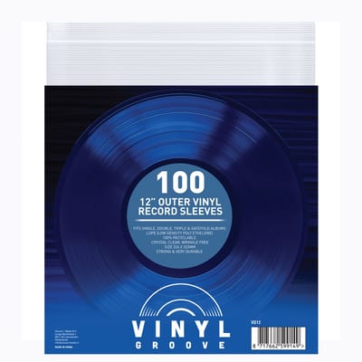 Vinyl Groove - 12” Outer Vinyl Record Album Sleeves 100 pcs / pack