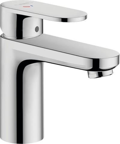 hansgrohe Vernis Blend - Wastafelmengkraan - Ééngreeps bediening - CoolStart energiebesparend - Zonder waste - 100mm maat - Chroom