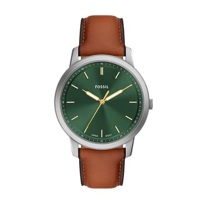 FOSSIL MINIMALIST Heren Horloge - Bruin
