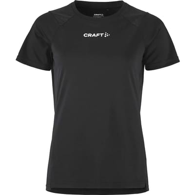 Craft Rush 2.0 Running T-Shirt Dames - Zwart | Maat: XXL