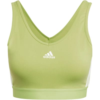 Dames croptop met uitneembare pads adidas Essentials 3-Stripes