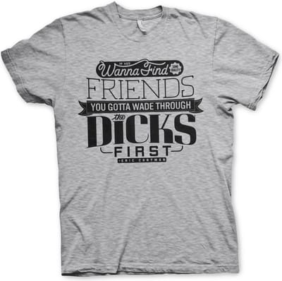 South Park Wade Through The Dicks T-shirt, grijs gemêleerd