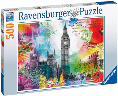 Ravensburger puzzel Kaartje uit Londen - Legpuzzel - 500 stukjes