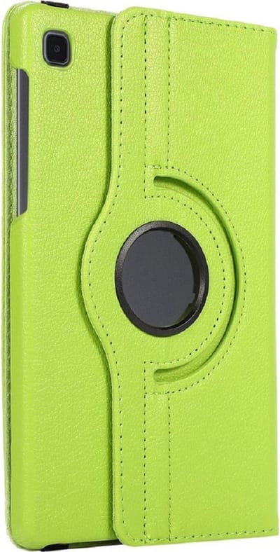 LuxeBass Tablet Bookcase geschikt voor Samsung Galaxy Tab A7 Lite - Groen - Roteerbaar - 360 graden gsm hoesje - telefoonhoes - telefoonhoesjes