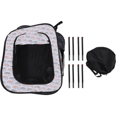 Parc pour animaux pliable clos portable respirant tissu Oxford 600D tente parc pour chat chien pour noir