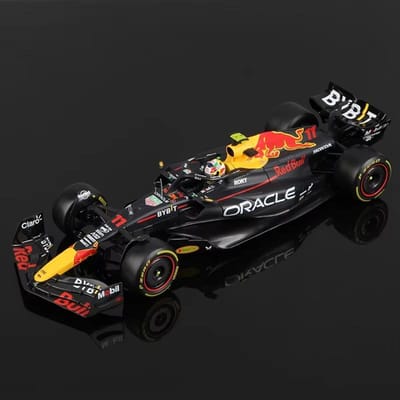 Bburago 1:18 Red Bull Rb19 F1 Auto Model Formule Racen Grote Maat Speciale Editie #1 Max Verstappen Legering Diecast Speelgoed black