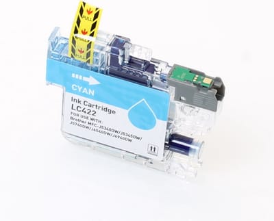 Colori huismerk inkt cartridge geschikt voor Brother LC422XLC Cyan MFC-J5340DW MFC-J5345DW MFC-J5740DW MFC-J6540DW MFC-J6940DW