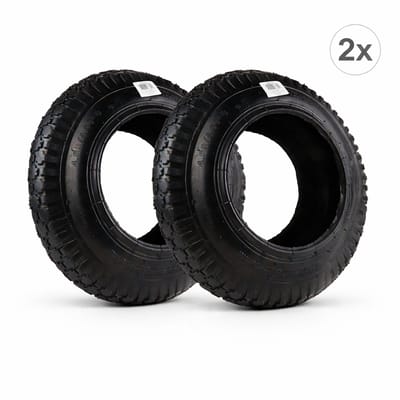2x PD® Kruiwagenwiel Buitenband 4.80/4.00-8 – Slijtvaste Vervangingsband voor Kruiwagen, Steekwagen en Aanhangkar