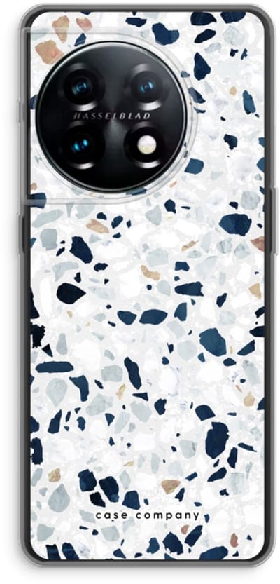 Case Company® - Hoesje geschikt voor OnePlus 11 hoesje - Terrazzo N°1 - Soft Cover Telefoonhoesje - Bescherming aan alle Kanten en Schermrand