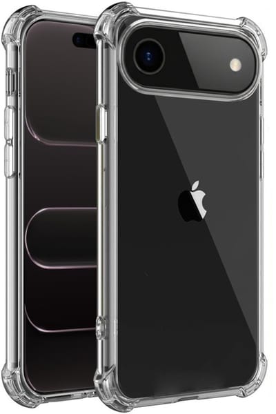 Anti Shock Hoesje Geschikt Voor iPhone Air - Anti Shock - ShockProof Silicone Case - Transparant Back Cover