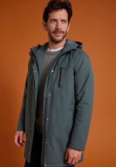 Damart - Parka RainProtect by Damart Thermolactyl - Mannen - Grijs - (102-109) L