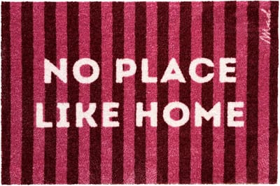 Mad About Mats - Lou - deurmat - no place like home - schoonloop/scraper - wasbaar - 50x75cm