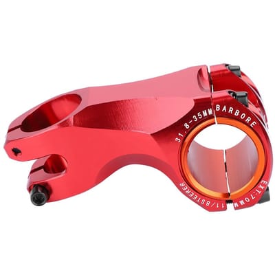 Mountainbike 17 Graden Aluminiumlegering Fietsbuis Stuurpen 31.8mm Vervanging (Rood) rood