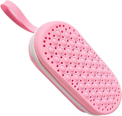 Zwembril Hoesje - Goggle Organizer - Bescherming Tijdens Reizen - Ademend Ontwerp - 20 x 8.5 cm - Zwart