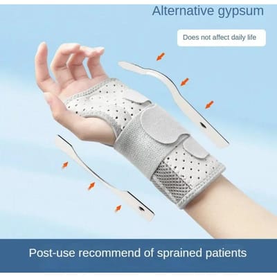 Polsbrace Professioneel Ademend Spalk Polsbeschermingsriem Polsband white