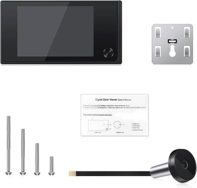 Deurcamera met Scherm - Digitale Spion - Veilig Thuis - 120 Graden Kijkhoek - 3.5 Inch Display - Zwart