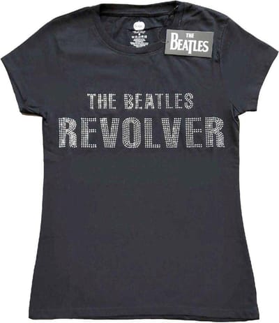 The Beatles - Revolver Dames T-shirt - S - Zwart