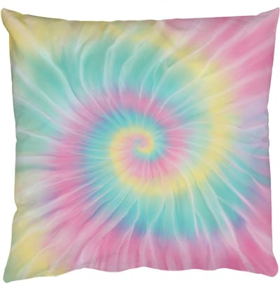 Sierkussens - Kussentjes Woonkamer - 50x50 cm - Pasteltinten - Tie dye - Roze