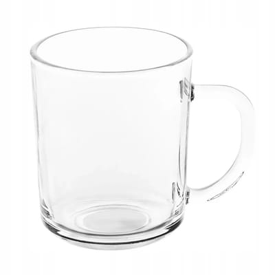ALTOM PORTO Serie - Doorzichtige Glazen Mok - 240ml - Ergonomisch Handvat