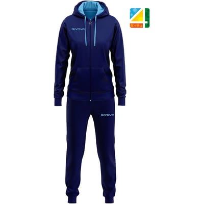 Givova Lady Trainingspak Blauw 5 Years Meisje