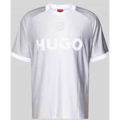 regular fit T-shirt met labelprint model 'DWILD'