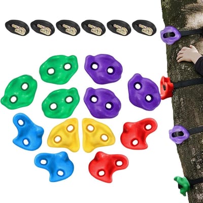 Buitenspeeltoestellen - Hindernisbaan set - Actief spelen - Zes ratel riemen - 1.0 Meter - Enkele Attribuut