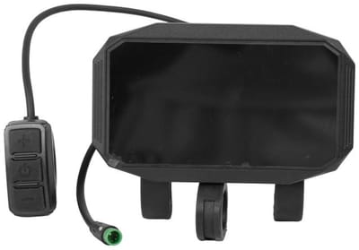 Lux E-scooters – Digitaal Display HS02 voor V20 Mini Fatbike – LCD Scherm – Zwart