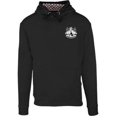 Aquascutum Heren Embleem Hoodie (Zwart)