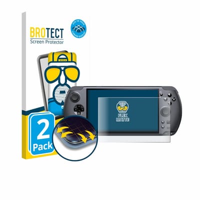 BROTECT - Screenprotector voor GPD Win 5 - Folie Beschermfolie matte volledig dekking 2 Stuks