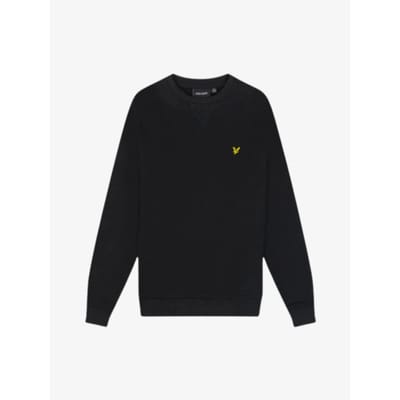 Lyle & Scott Crew Neck Sweatshirt Boys Truien & Vesten Jongens - Sweater - Hoodie - Vest- Zwart - Maat 122/128