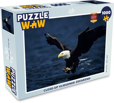 Puzzel Arend - Close up - Water - Legpuzzel - Puzzel 1000 stukjes volwassenen