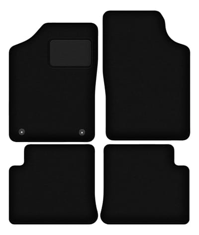Zwarte veloursmatten voor: Citroen ZX hatchback (1991-1998)