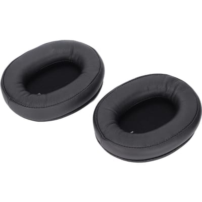 Coussinets d'oreille de remplacement pour casque en cuir protéiné pour réparation de coussinets d'oreille pour casque ATHSR9 ATHDSR9BT black
