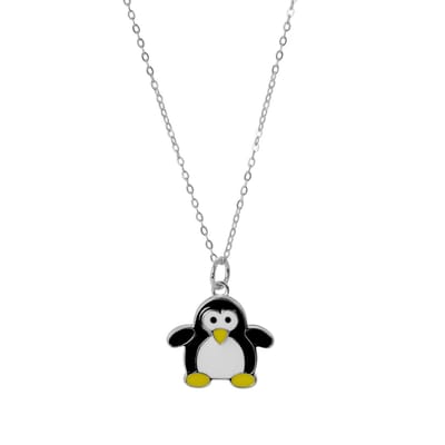 Orphelia ZH-7455 - Ketting + Hanger Pinguin - Zilver 925 - 42 cm