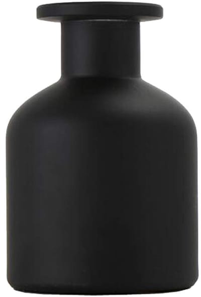 1 STUK 150ml/5oz Lege Glazen Diffuser Fles Aromatherapie Pot Mini Vaas Container Geuaccessoires Gebruik voor DIY Vervanging Riet Diffuser Stokjes Sets (Zwart)